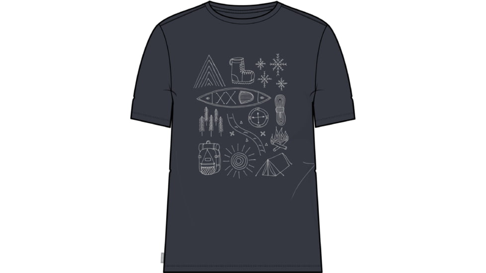 Icebreaker 150 Tech Lite II Short Sleeve Camp Essentials T-Shirt - Men's, Graphite, Small, IB0A56RA884S
