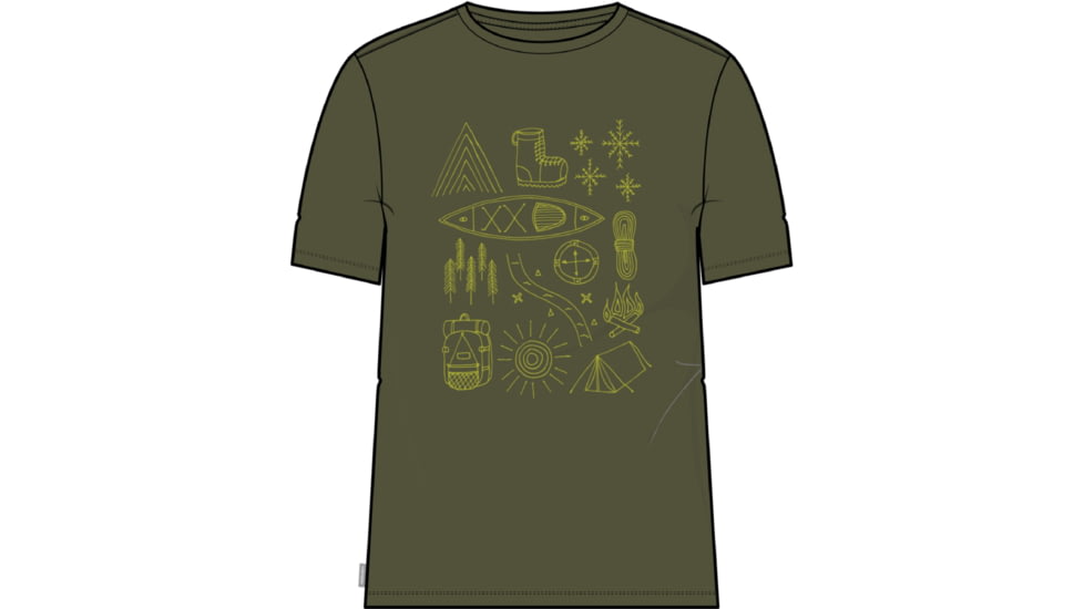 Icebreaker 150 Tech Lite II Short Sleeve Camp Essentials T-Shirt - Men's, Loden, Extra Large, IB0A56RA069XL