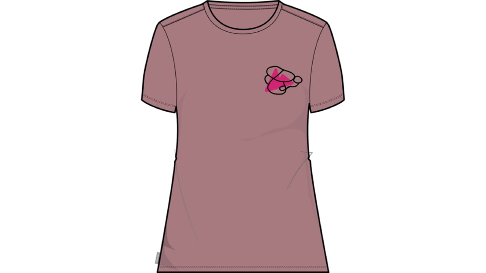 Icebreaker 150 Tech Lite II Short Sleeve Community T-Shirt - Women's, Crystal, Extra Large, IB0A56TH937XL