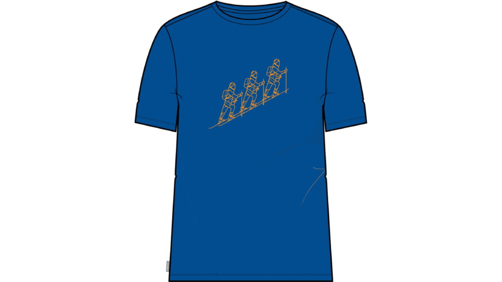 Icebreaker 150 Tech Lite II Short Sleeve Natural Ski Tour T-Shirt - Men's, Lazurite, Extra Large, IB0A56RE580XL