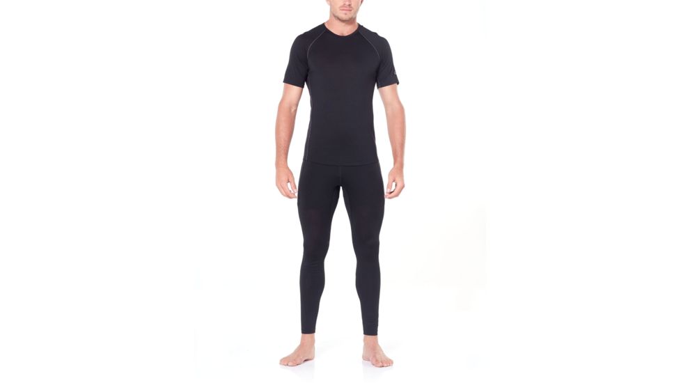Icebreaker Merino 200 Oasis Thermal Leggings Protect Our Winter AOP Men - Snow A