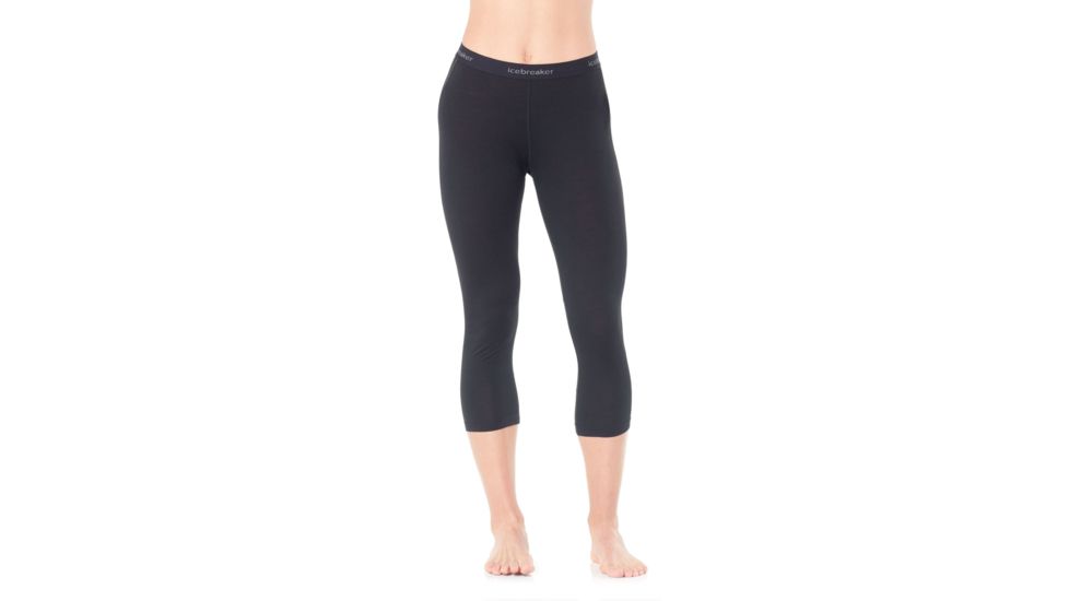 Icebreaker 150 Zone Legless - Womens, Black/Mineral, Extra Small, 104333-001-XS