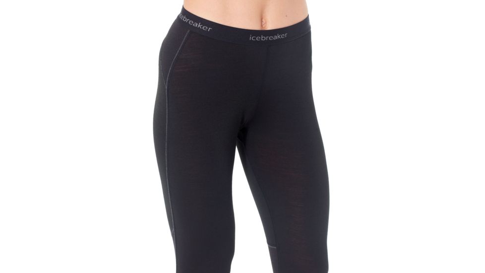 Icebreaker 150 Zone Legless - Womens, Black/Mineral, Extra Small, 104333-001-XS