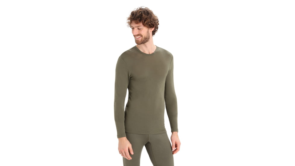 Icebreaker 175 Everyday Long Sleeve Crewe Thermal Top - Men's, Loden, Medium, IB104483069M