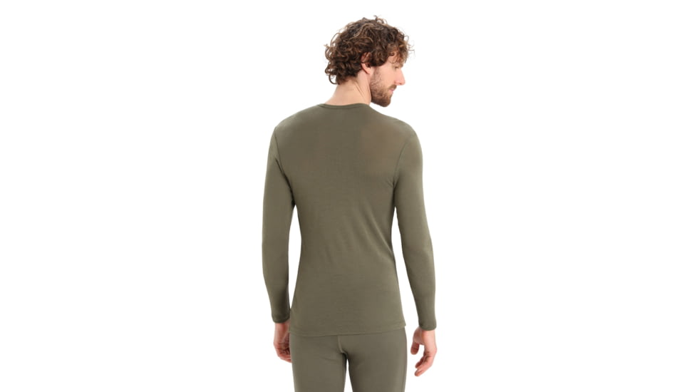 Icebreaker 175 Everyday Long Sleeve Crewe Thermal Top - Mens, Loden, Medium, IB104483069M