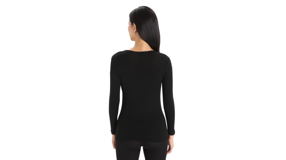 Icebreaker 175 Everyday Long Sleeve Crewe Thermal Top - Women's, Black, Extra Small, IB104471001XS