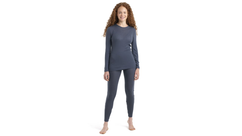 Icebreaker 175 Everyday Long Sleeve Crewe Thermal Top - Womens, Graphite, Medium, IB104471884M