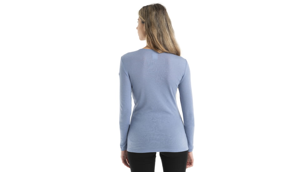 Icebreaker 175 Everyday Long Sleeve Crewe Thermal Top - Womens, Kyanite, Small, IB104471885S