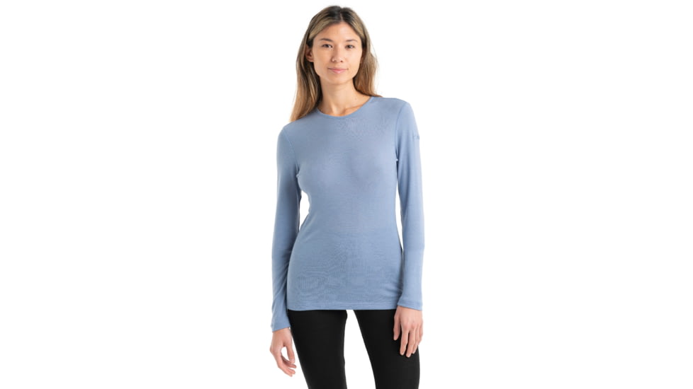 Icebreaker 175 Everyday Long Sleeve Crewe Thermal Top - Womens, Kyanite, Small, IB104471885S