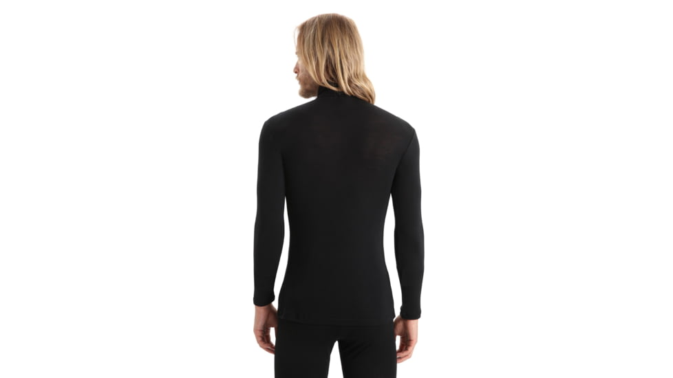 Icebreaker 175 Everyday Long Sleeve Half Zip Thermal Top - Mens, Black, Small, IB104484001S