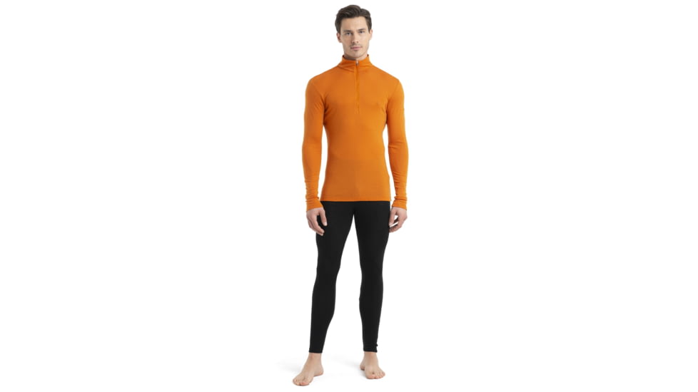 Icebreaker 175 Everyday Long Sleeve Half Zip Thermal Top - Mens, Earth, Medium, IB104484865M