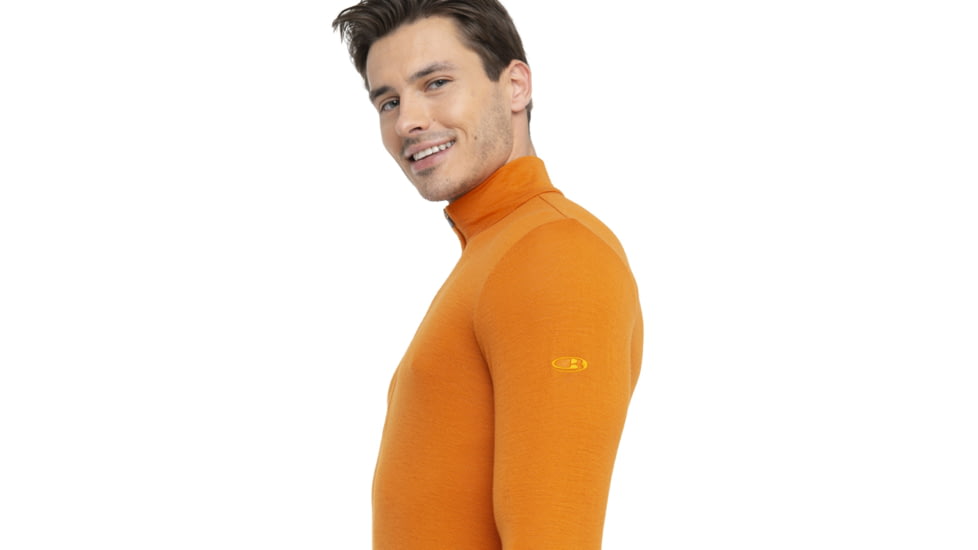 Icebreaker 175 Everyday Long Sleeve Half Zip Thermal Top - Mens, Earth, Medium, IB104484865M