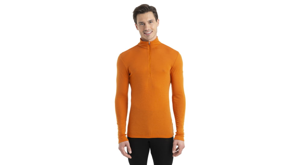 Icebreaker 175 Everyday Long Sleeve Half Zip Thermal Top - Mens, Earth, Medium, IB104484865M