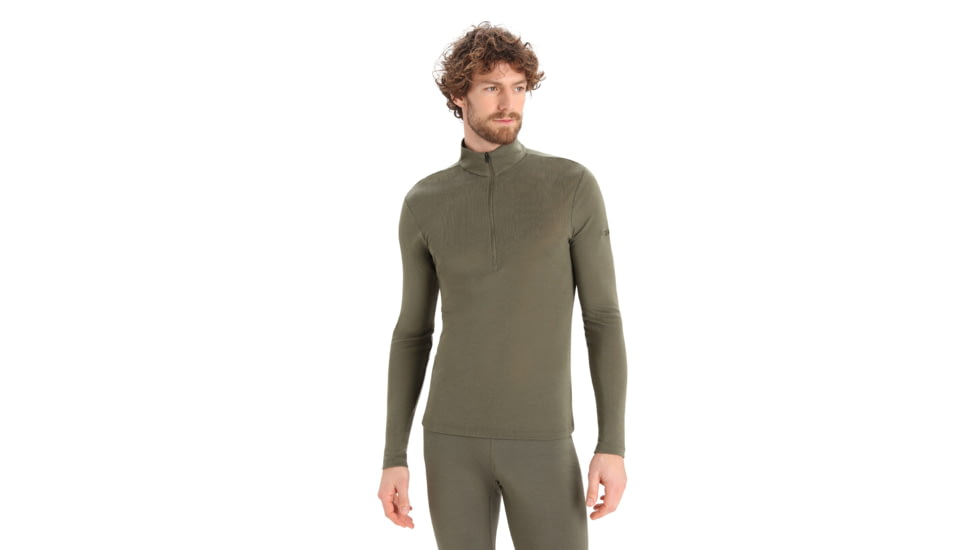 Icebreaker 175 Everyday Long Sleeve Half Zip Thermal Top - Mens, Loden, Large, IB104484069L