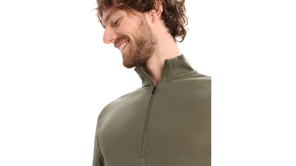 Icebreaker 175 Everyday Long Sleeve Half Zip Thermal Top - Mens, Loden, Large, IB104484069L