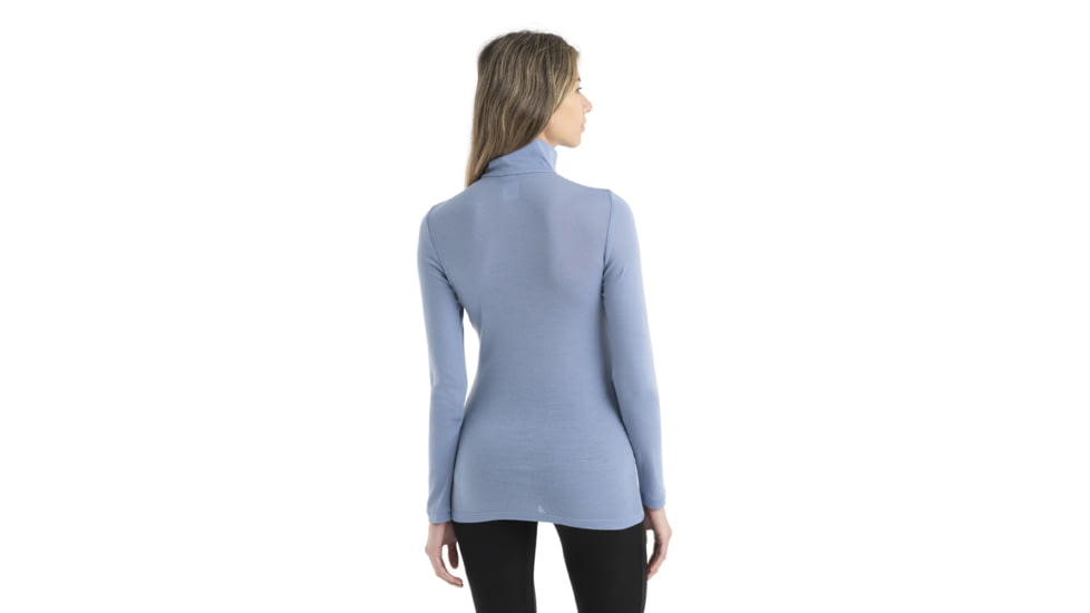 Icebreaker 175 Everyday Long Sleeve Half Zip Thermal Top - Women's, Kyanite, Large, IB104473885L