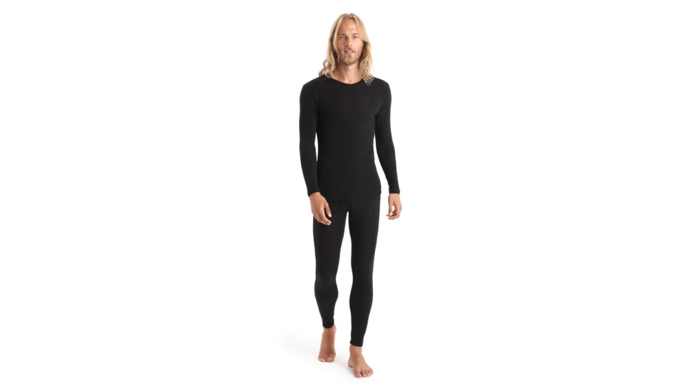 Icebreaker 175 Everyday Thermal Leggings w/ Fly - Mens, Black, Small, IB104510001S