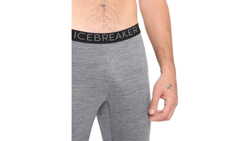 Icebreaker 200 Oasis 3/4 Thermal Leggings - Mens, Gritstone Heather, Extra Small, IB104368013XS