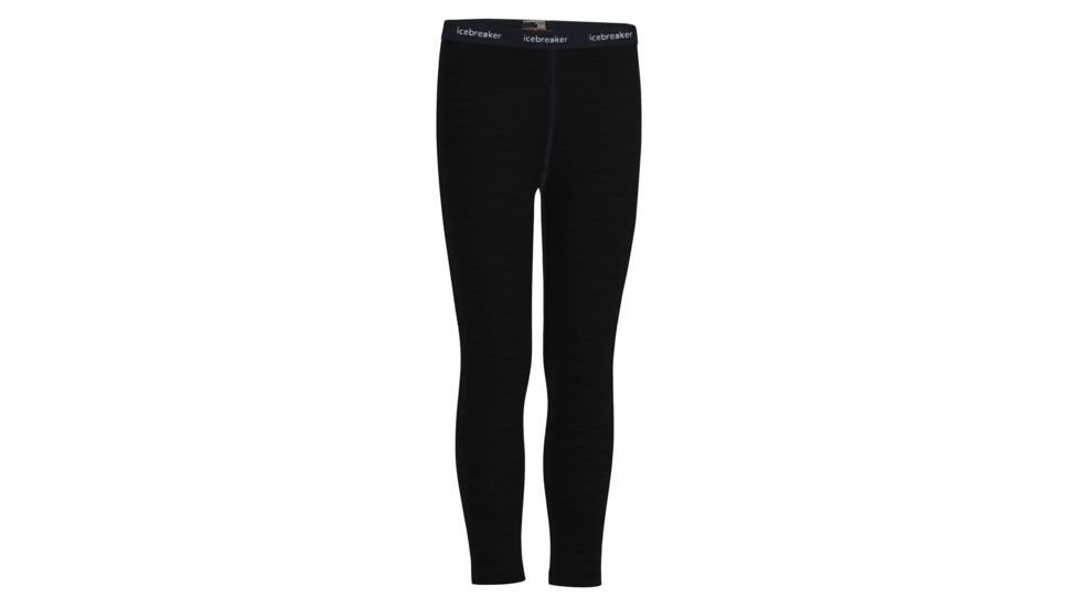 Icebreaker 200 Oasis Thermal Leggings - Kids, Black, 3US, IB1045030013