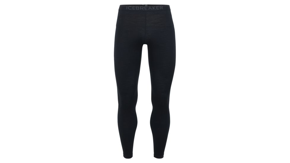 Icebreaker 200 Oasis Leggings - Mens, Black/Monsoon, 2XL, 104369-001-XXL