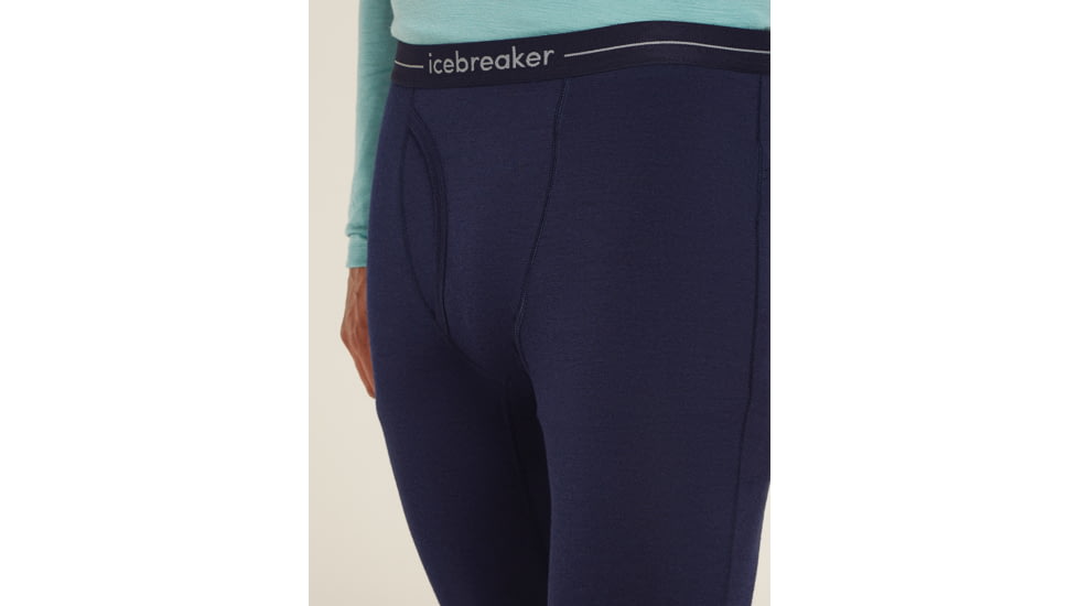 Icebreaker 200 Oasis Leggings with Fly - Mens, Midnight Navy/Monsoon, Large, 104370401L