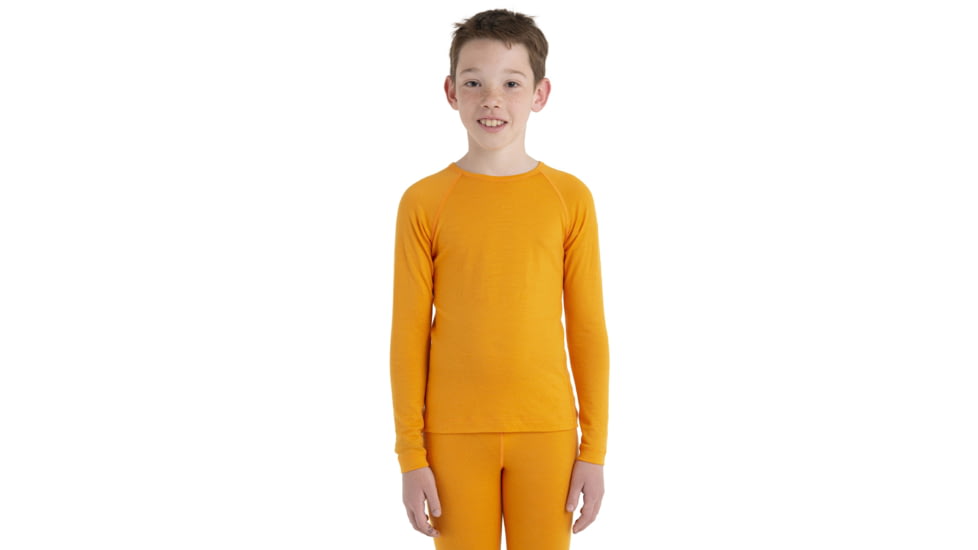 Icebreaker 200 Oasis Long Sleeve Crewe - Kids, Solar, 12US, IB10450194512