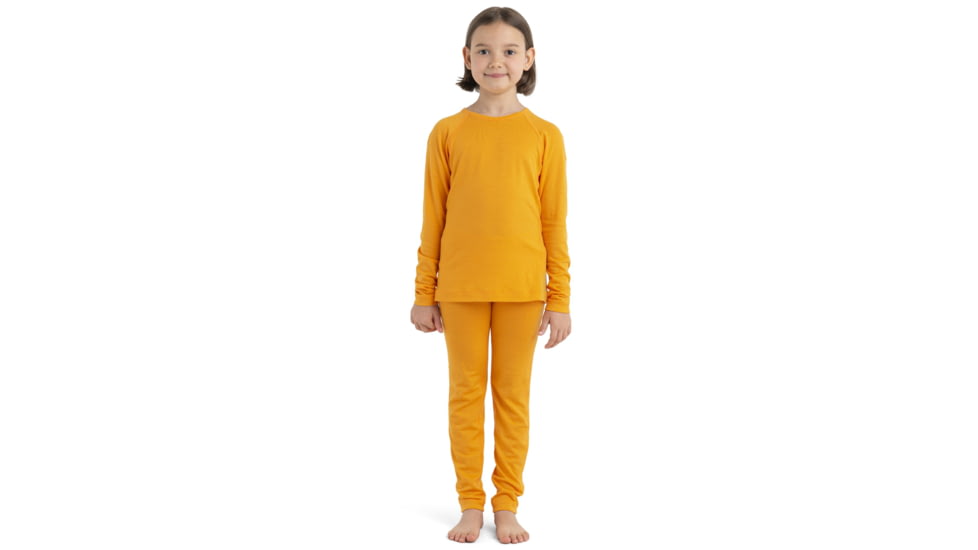 Icebreaker 200 Oasis Long Sleeve Crewe - Kids, Solar, 12US, IB10450194512