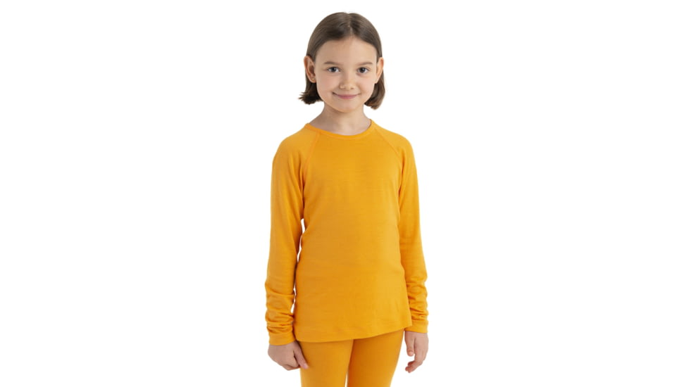 Icebreaker 200 Oasis Long Sleeve Crewe - Kids, Solar, 12US, IB10450194512