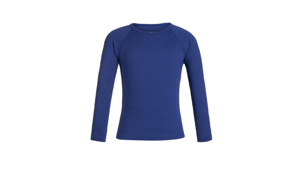 Icebreaker 200 Oasis Long Sleeve Crewe - Kids, SURF, 10, 10450143310