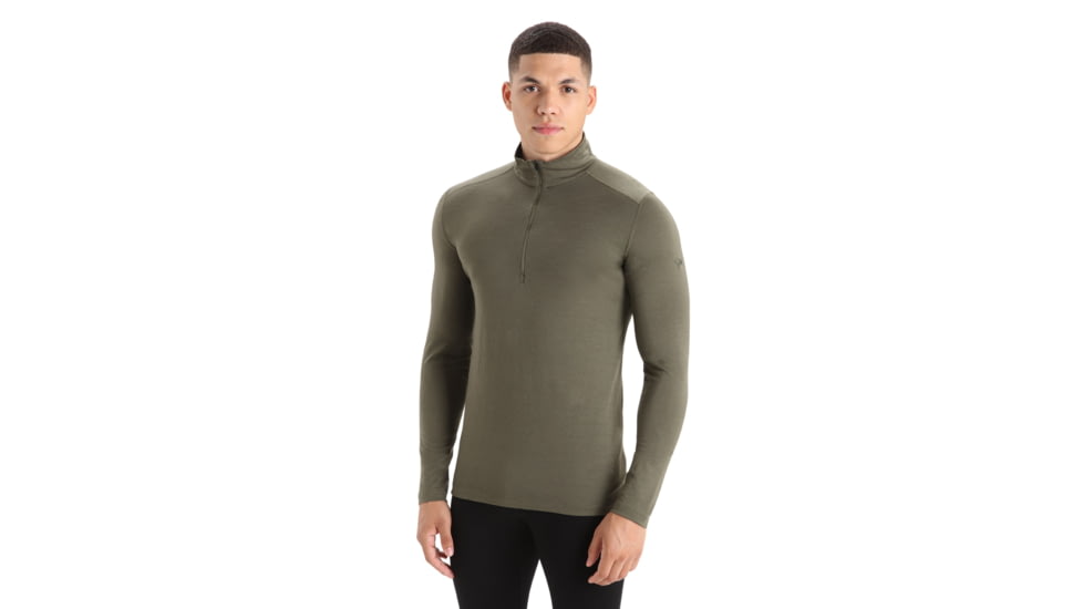Icebreaker 200 Oasis Long Sleeve Half Zip Thermal Top - Mens, Loden, Large, IB104367069L