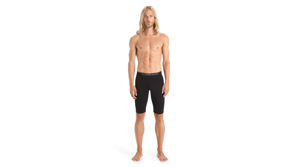 Icebreaker 200 Oasis Thermal Shorts - Mens, Black, Medium, IB0A59KY001M