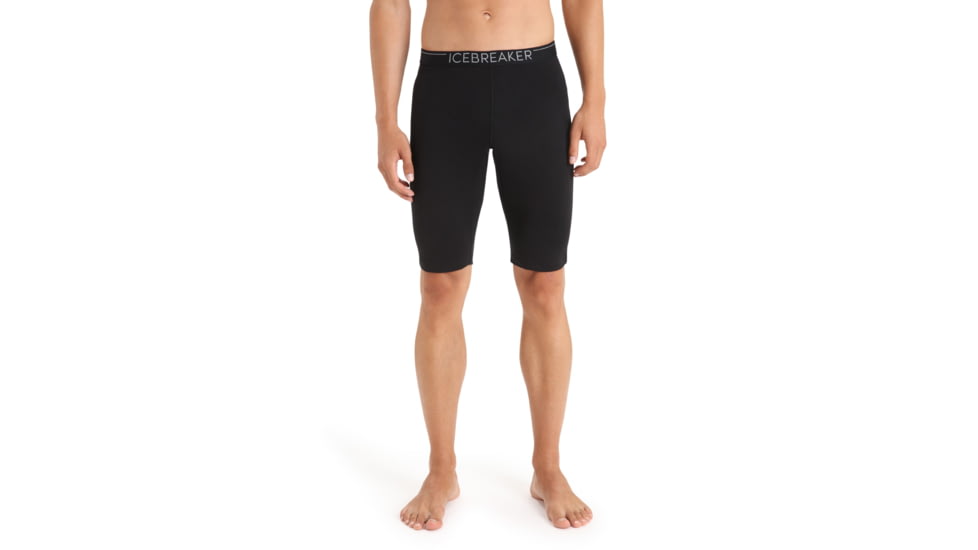 Icebreaker 200 Oasis Thermal Shorts - Men's, Black, Medium, IB0A59KY001M