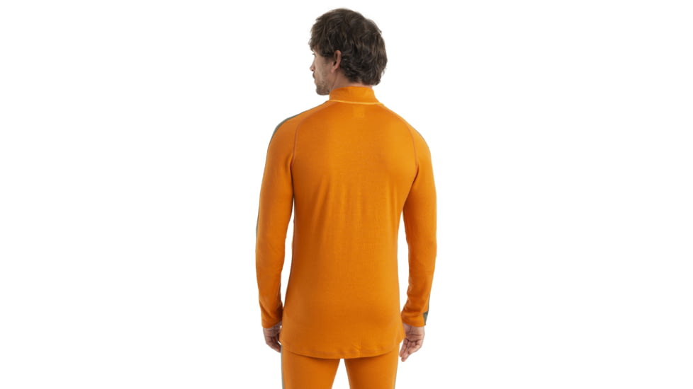 Icebreaker 200 Sonebula Long Sleeve High Neck Thermal Top - Mens, Earth/Solar/Loden/Cb, Small, IB0A59JT946S