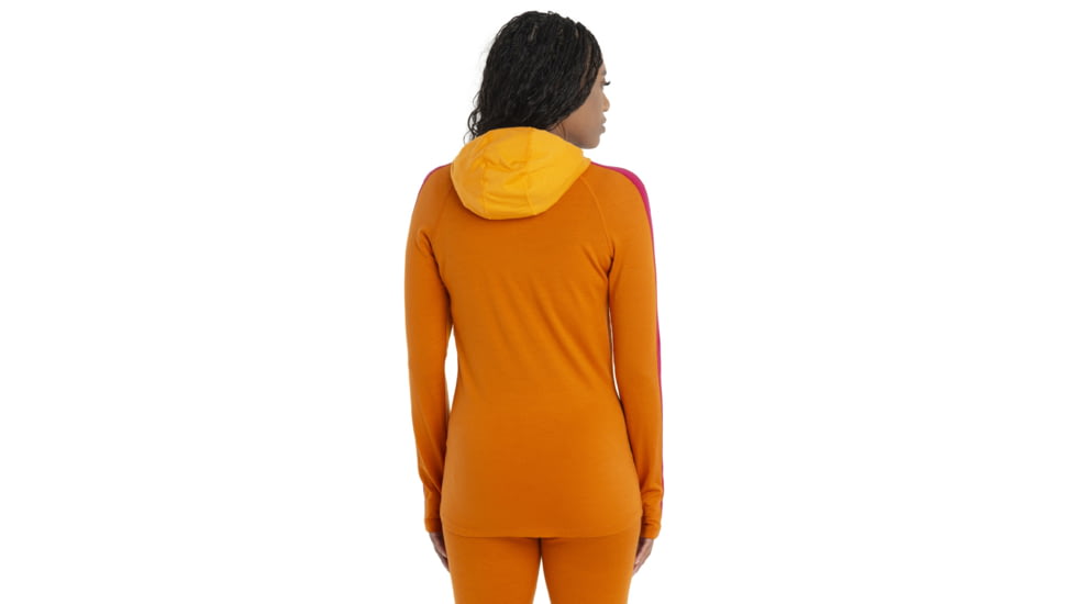 Icebreaker 200 Sonebula Long Sleeve High Neck Thermal Top - Womens, Earth/Solar/Electrnpnk/Cb, Medium, IB0A59JU939M