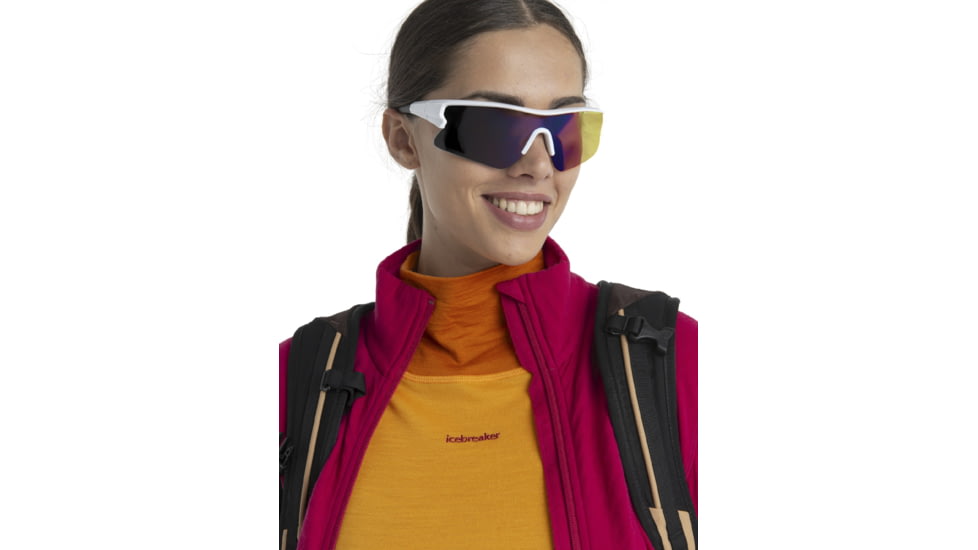 Icebreaker 200 Sonebula Long Sleeve High Neck Thermal Top - Womens, Earth/Solar/Electrnpnk/Cb, Medium, IB0A59JU939M