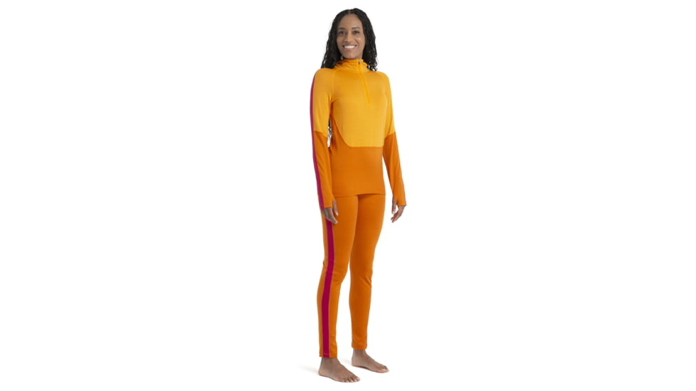 Icebreaker 200 Sonebula Long Sleeve High Neck Thermal Top - Womens, Earth/Solar/Electrnpnk/Cb, Medium, IB0A59JU939M