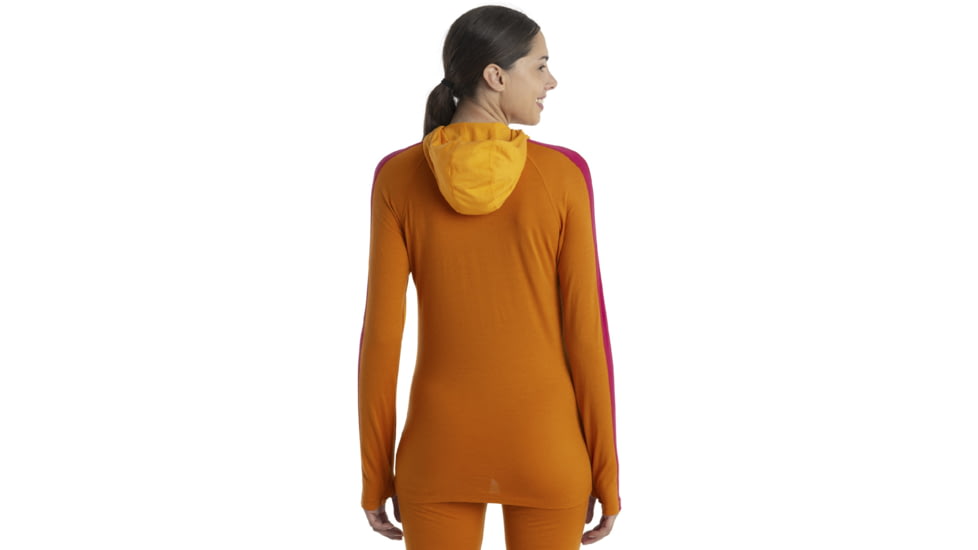 Icebreaker 200 Sonebula Long Sleeve High Neck Thermal Top - Womens, Earth/Solar/Electrnpnk/Cb, Medium, IB0A59JU939M