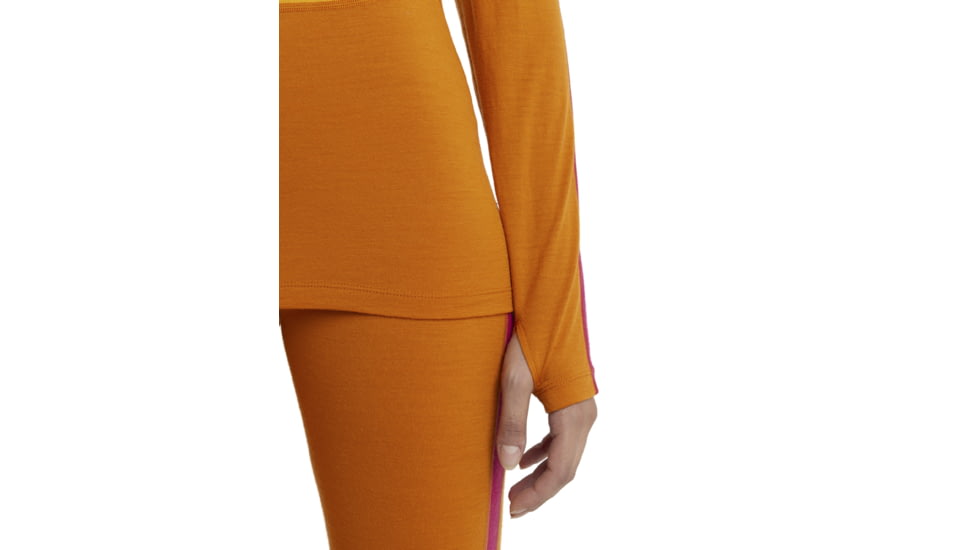 Icebreaker 200 Sonebula Long Sleeve High Neck Thermal Top - Womens, Earth/Solar/Electrnpnk/Cb, Medium, IB0A59JU939M