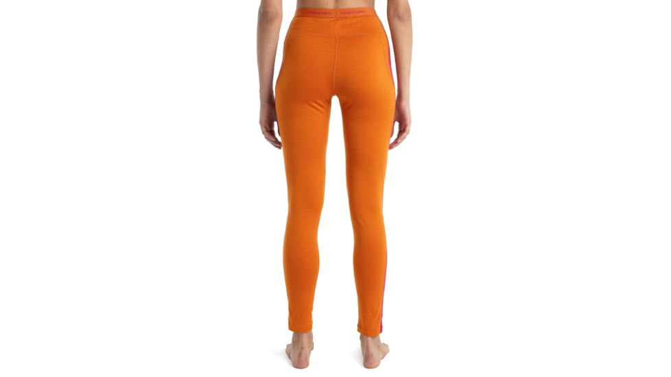 Icebreaker 200 Sonebula Thermal Leggings - Womens, Earth/Electron Pink/Cb, Small, IB0A59JS902S