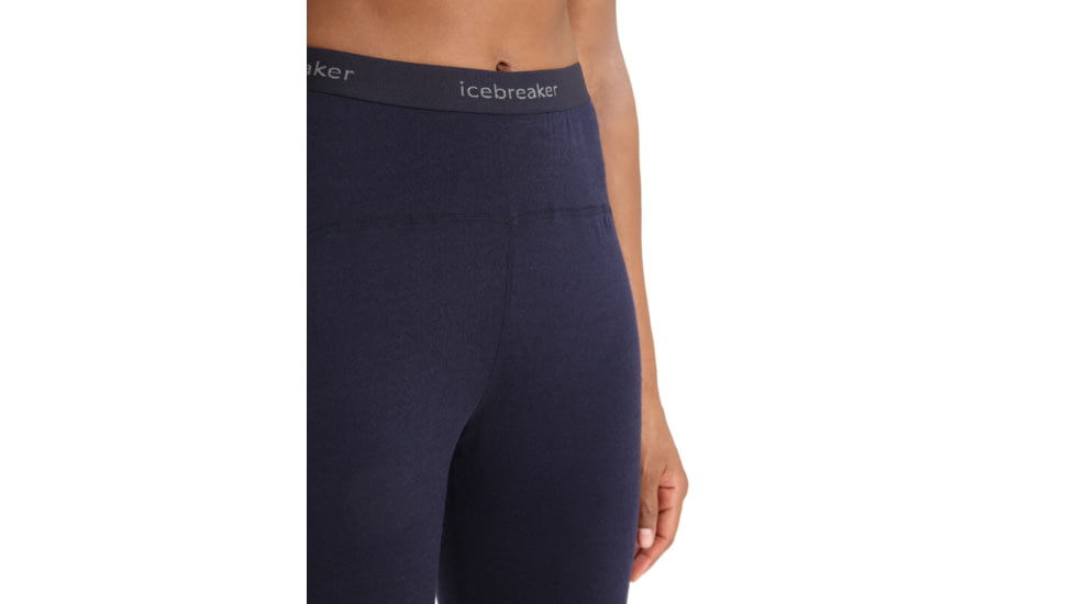 Icebreaker 200 Sonebula Thermal Leggings - Womens, Midnight Navy/Snow/Cb, Large, IB0A59JS189L