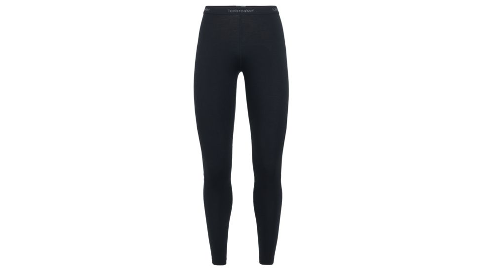Icebreaker 200 Zone Leggings, Black/Mineral, Extra Small, 104427-001-XS
