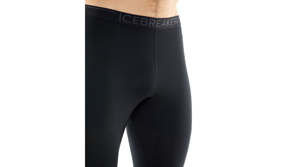 Icebreaker 200 Zone Leggings, Black/Mineral, 2XL, 104358-001-XXL