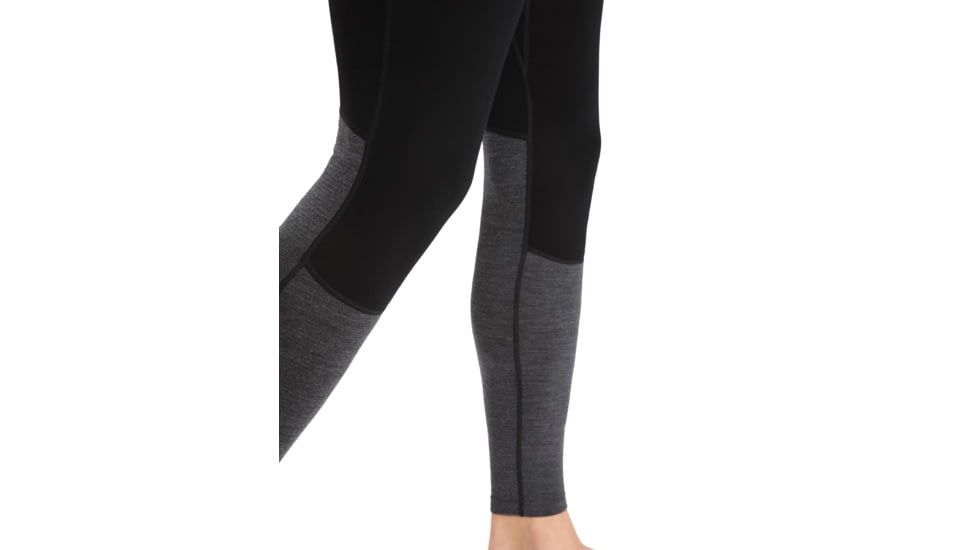 Icebreaker 200 ZoneKnit Thermal Leggings - Men's, Black/Jet Heather/Cb, 2XL, IB0A56HB091XXL