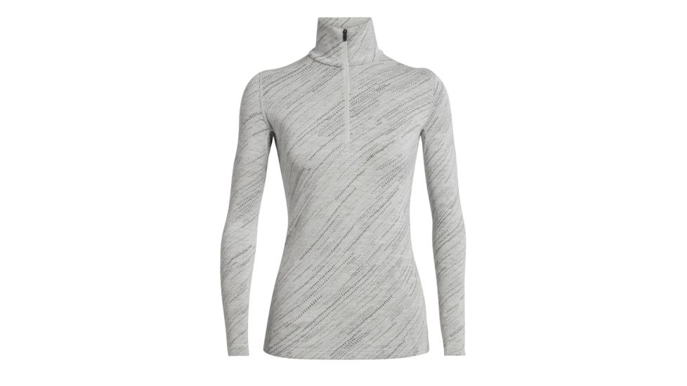 Icebreaker 250 Vertex Long Sleeve Half Zip Snow Storm - Womens, Snow, Large, 104718101L