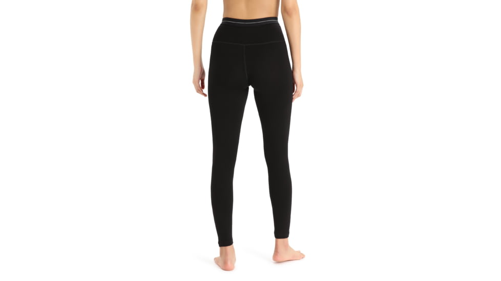 Icebreaker 260 Tech High Rise Thermal Leggings - Womens, Black, Large, IB0A56I4001L