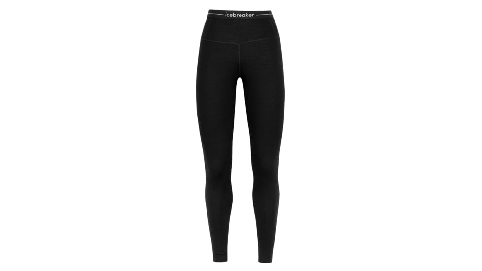 Icebreaker 260 Tech High Rise Thermal Leggings - Womens, Black, Large, IB0A56I4001L