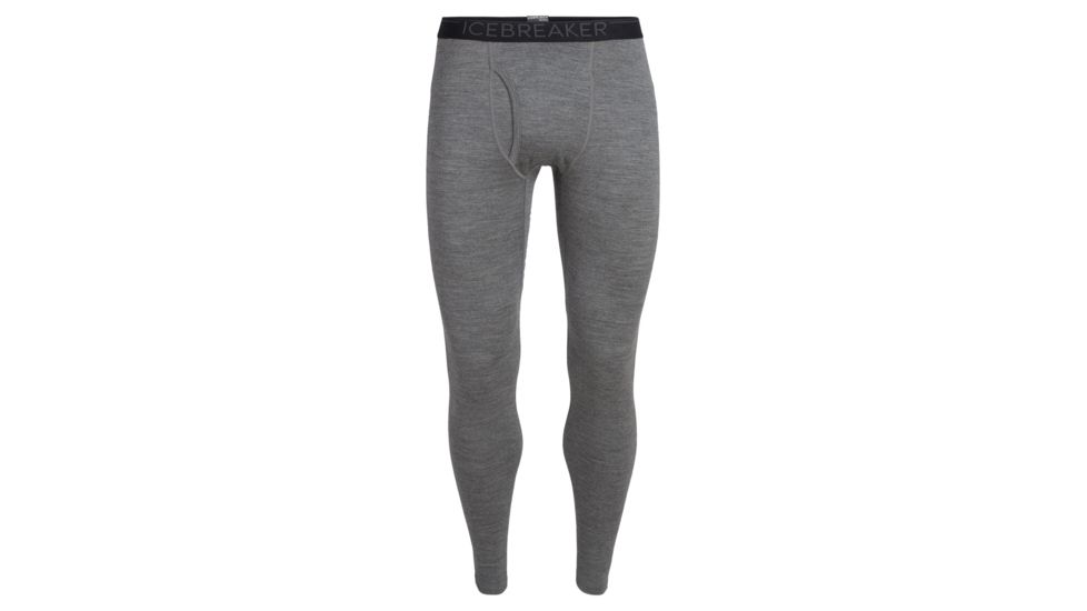 Icebreaker 260 Tech Leggings - Mens, Gritstone HTHR, Medium, 104373013M