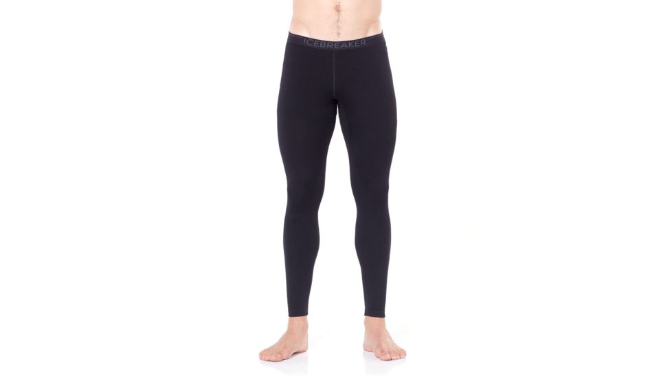 Icebreaker 260 Tech Leggings - Mens, Black, Medium, 104373001M