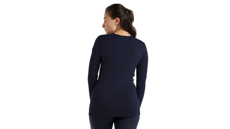Icebreaker 260 Tech Long Sleeve Crewe - Womens, Midnight Navy, Extra Large, IB104387401XL
