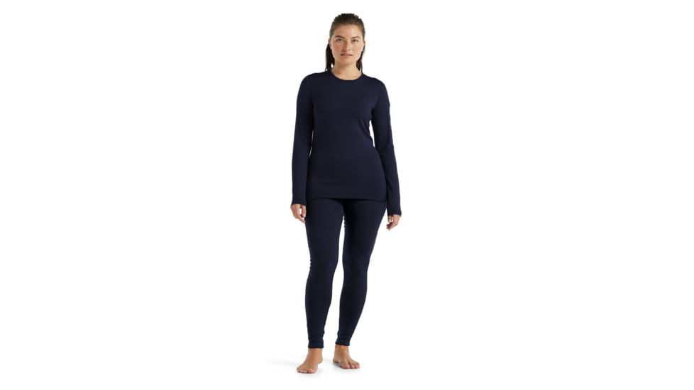 Icebreaker 260 Tech Long Sleeve Crewe - Womens, Midnight Navy, Extra Large, IB104387401XL